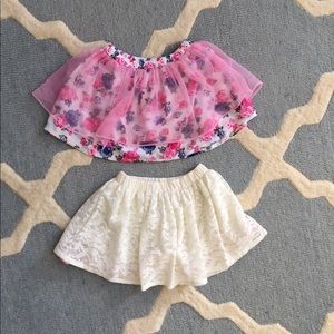 Girl’s tutu skirts.